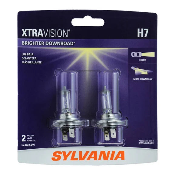 Load image into Gallery viewer, Sylvania H7XV.BP2 #H7 XtraVision Halogen Headlight Bulb 2 Pack
