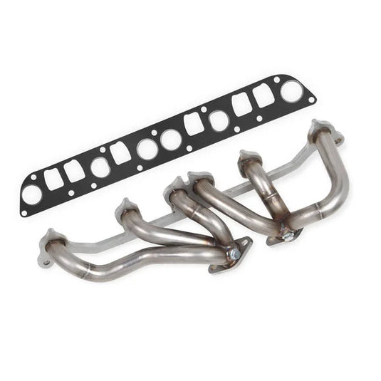 Hooker Headers 70305402-RHKR Stainless Steel BlackHeart Shorty Header for 00-06 Jeep Wrangler TJ with 4.0L