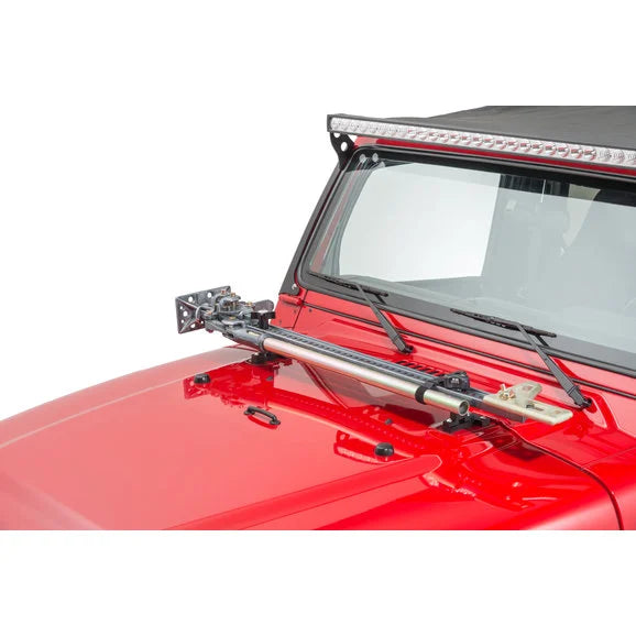 Load image into Gallery viewer, Hi-Lift Jack X-Treme Jack 48&quot; in Silver with Jack Hood Mount &amp; Hood Mount Lock for 97-06 TJ &amp; Unlimited
