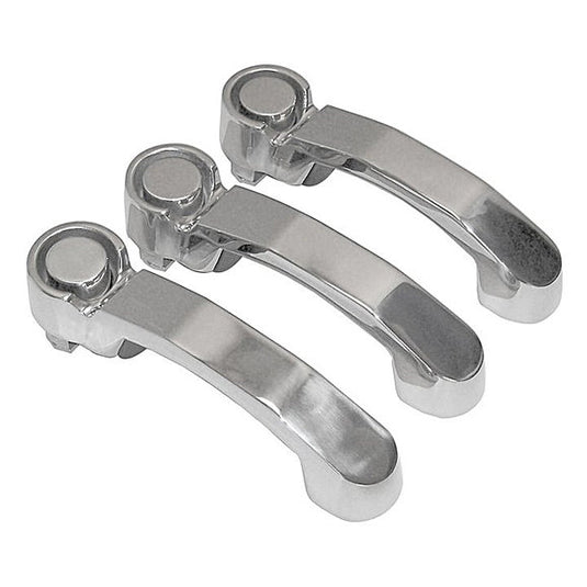 Crown Automotive RT34004 Stainless Steel Door Handle Set for 07-18 Jeep Wrangler JK 2 Door