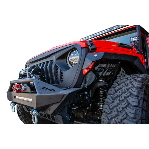 Load image into Gallery viewer, DV8 Offroad GRJL-01 Replacement Grill-Black for 18-20 Jeep Wrangler JL &amp; Gladiator JT
