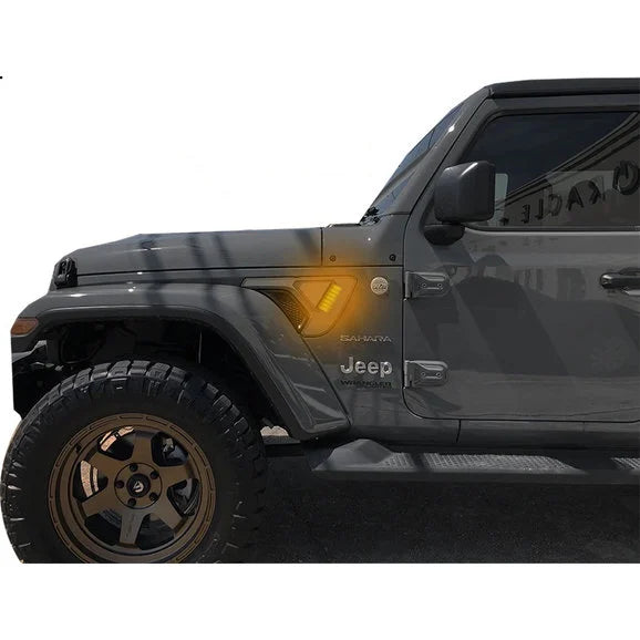 Load image into Gallery viewer, Oracle Lighting 5861-504 Sidetrack Fender LED Lighting System for 18-22 Jeep Wrangler JL &amp; Gladiator JT
