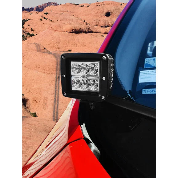 Load image into Gallery viewer, American Trail Products 36150001 A-Pillar Light Brackets for 15-20 Jeep Renegade BU
