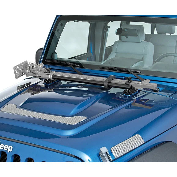 Load image into Gallery viewer, Hi-Lift Warrior Hi Lift Mount with X-treme Jack &amp; Isolator for 07-18 Jeep Wrangler JK
