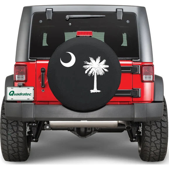 Quadratec South Carolina State Flag Tire Cover