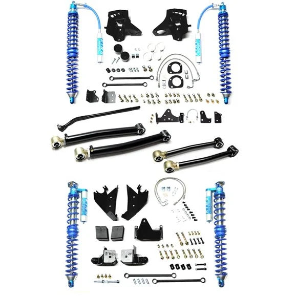 EVO Manufacturing EVO-201-2 Enforcer Pro LCG Coil Over Lift Kit for 07-18 Jeep Wrangler JK