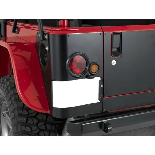 Warrior Products License Plate Bracket for 97-06 Jeep Wrangler TJ & Unlimited