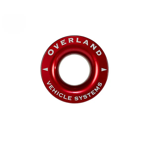 Load image into Gallery viewer, Overland Vehicle Systems 19240005 2.5&quot; Recovery Ring in Red with Storage Bag
