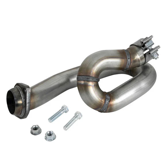 aFe Power 48-48027 Twisted Steel Exhaust Loop Relocation Pipe for 18-24 Jeep Wrangler JL & Gladiator JT with 3.6L