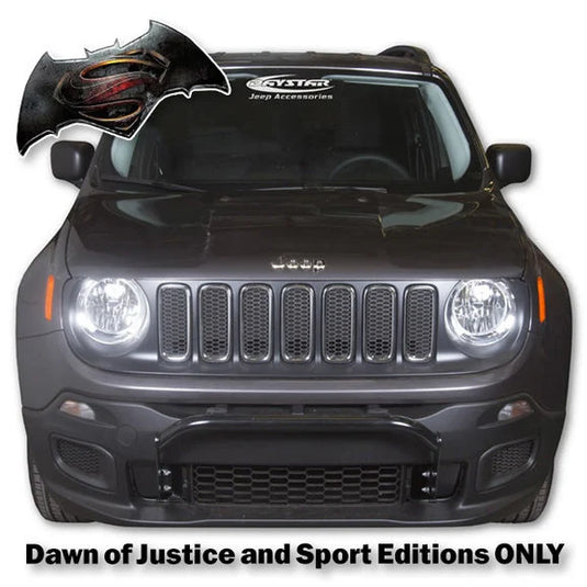 Daystar KJ50006BK Bull Bar for 15-18 Jeep Renegade Dawn of Justice & Sport