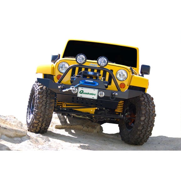 Load image into Gallery viewer, HyLine OffRoad Front Winch Bumper Combo for 07-18 Jeep Wrangler JK
