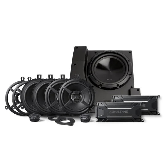 Load image into Gallery viewer, Alpine PSS-22WRA Waterproof Full Sound System Upgrade for 11-18 Jeep Wrangler Unlimited JK
