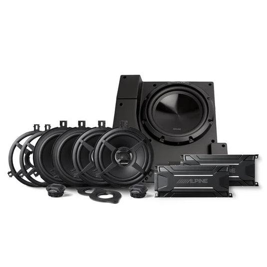 Alpine PSS-22WRA Waterproof Full Sound System Upgrade for 11-18 Jeep Wrangler Unlimited JK