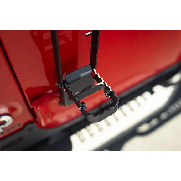 Load image into Gallery viewer, DV8 Offroad STJL-04 Hinge Mounted Steps for 07-24 Jeep Wrangler JK, JL &amp; Gladiator JT
