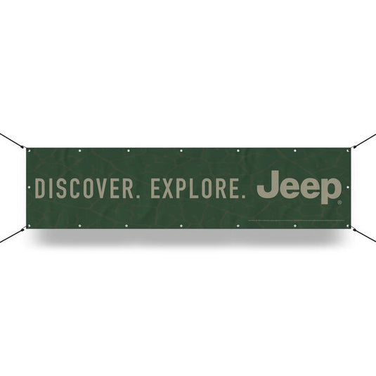 Jeep Merchandise Jeep Logo Banner