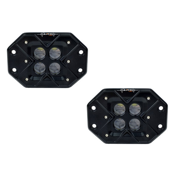 Quake LED QSE685 Seismic RGB Flush Mount LED Flood Light Pair