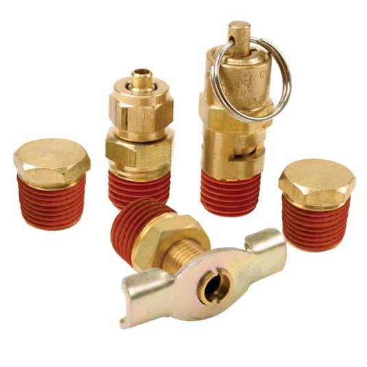 Viair 90004 Tank Port Fittings Kit fir 200 PSI Rated Systems – (5pcs)