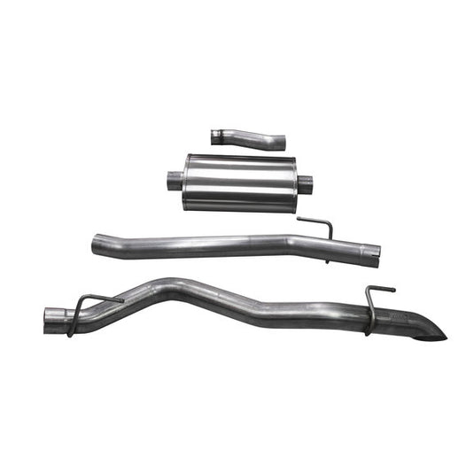 Corsa Performance Axle Back Exhaust System for 20-24 Gladiator JT with 3.6L