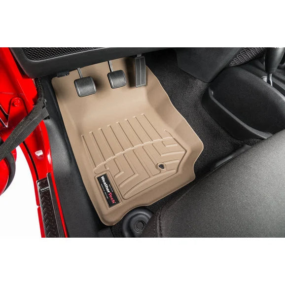 Load image into Gallery viewer, WeatherTech DigitalFit Front &amp; Rear FloorLiner for 07-13 Jeep Wrangler Unlimited JK
