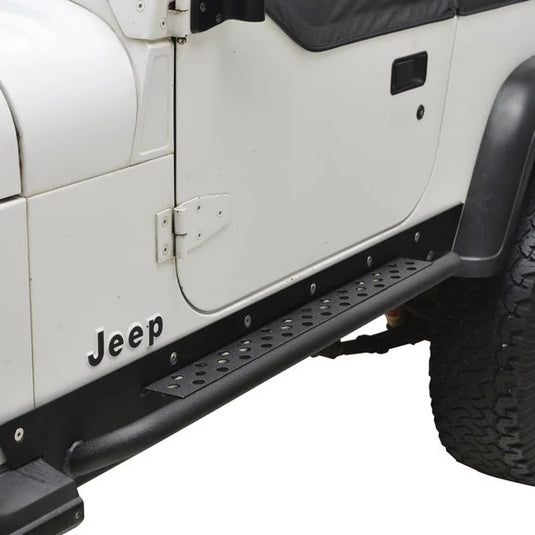 Paramount Automotive 51-0105 Rocker Guard with Step for 87-95 Jeep Wrangler YJ