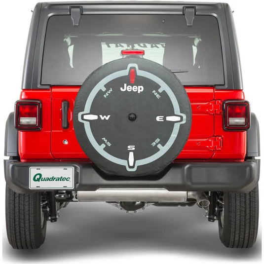 Mopar 82215446 Compass Design Spare Tire Cover for 18-24 Jeep Wrangler JL