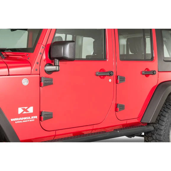 Load image into Gallery viewer, Kentrol Door Hinge Set for 07-18 Jeep Wrangler Unlimited JK 4 Door
