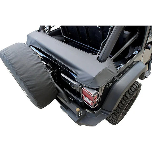 Rampage Products 960435 Soft Top Storage Boot for Factory & Replacement Soft Tops in Black Diamond for 07-18 Jeep Wrangler Unlimited JK 4-Door