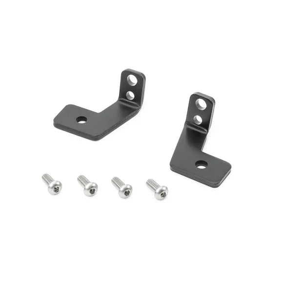 Load image into Gallery viewer, Hi-Lift HM-LBRK Hood Mount Light Brackets for 07-20 Jeep Wrangler JL, JK &amp; Gladiator JT
