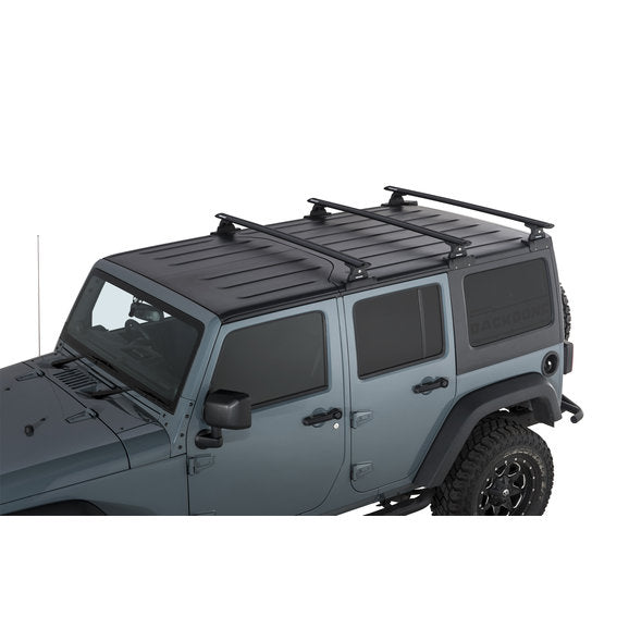 Rhino-Rack Vortex 3-Bar Backbone Roof Rack for 07-18 Jeep Wrangler Unlimited JK Hardtop