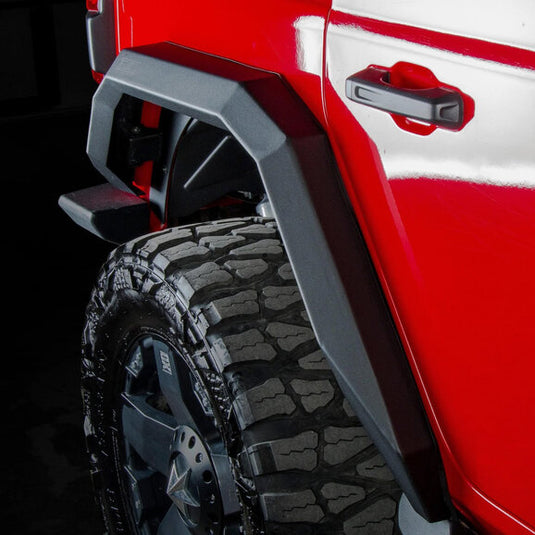 Rival 4x4 Aluminum Fender Flares for 18-24 Jeep Wrangler JL