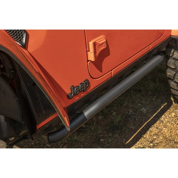 Load image into Gallery viewer, Rugged Ridge 11504.37 RRC Rocker Guard Kit for 18-24 Jeep Wrangler JL 2-Door
