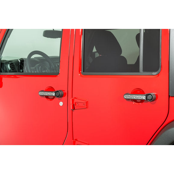 Load image into Gallery viewer, Rugged Ridge Elite Door Handle Inserts for 07-18 Jeep Wrangler JK 4 Door
