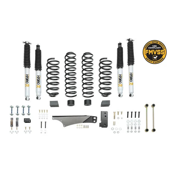 Quadratec Maximum Duty 3.5in Coil Spring Suspension Lift Kit for 07-18 Jeep Wrangler Unlimited JK 4 Door