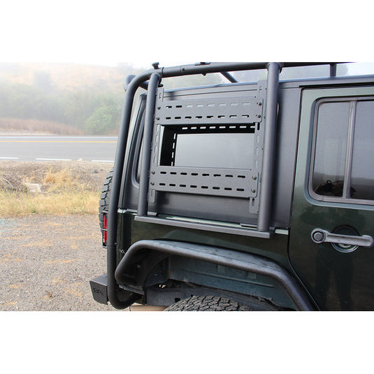 Body Armor JK-7102 Gen 2 Cargo Roof Rack Accessory Mount for 07-18 Jeep Wrangler JK & Unlimited JK