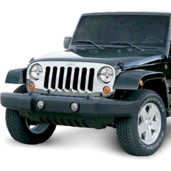 OMIX 12033.05 Chrome Grille Overlay for 07-18 Jeep Wrangler JK