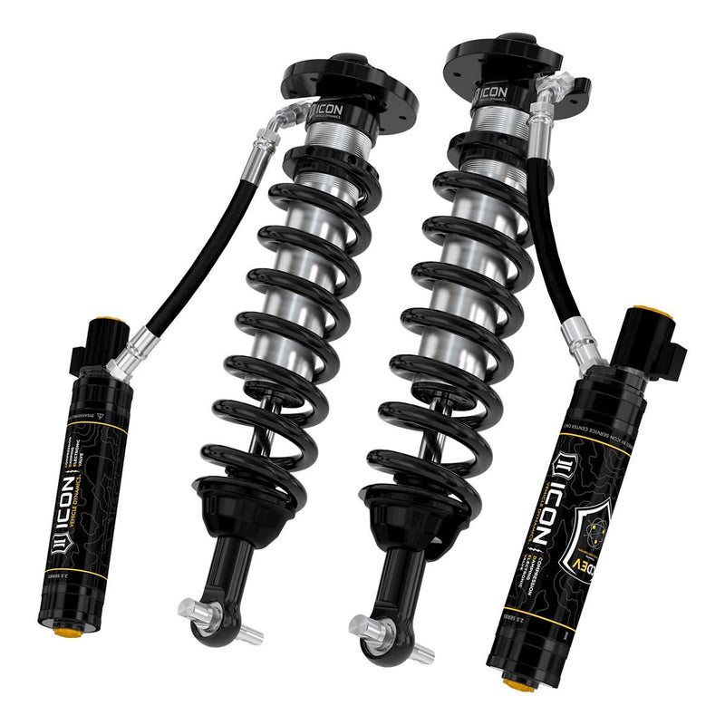 Load image into Gallery viewer, ICON 2022-2023 Ford F150 Lightning Lowered Front 2.5 VS Remote Reservoir CDEV Coilover Kit
