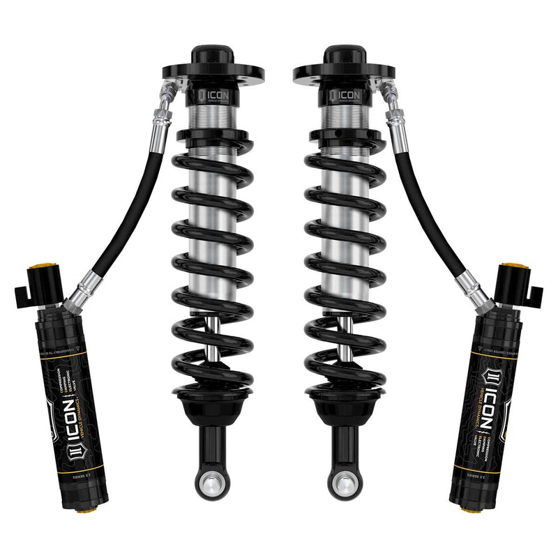 Load image into Gallery viewer, ICON 2022-2023 Ford F150 Lightning Lowered Front 2.5 VS Remote Reservoir CDEV Coilover Kit
