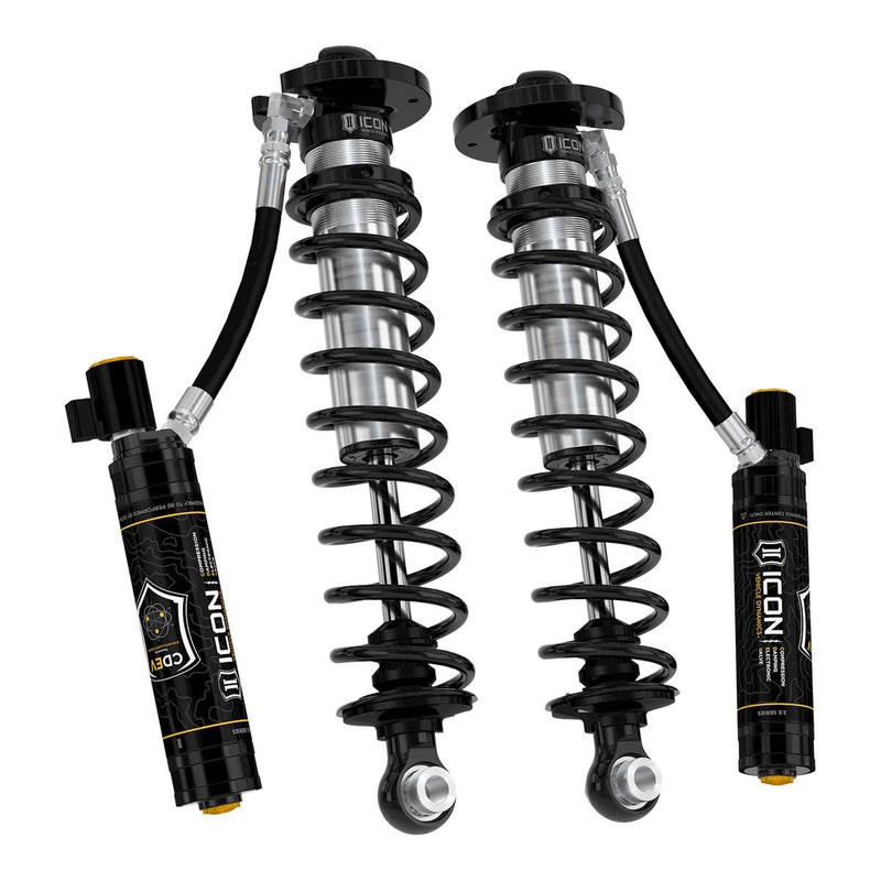 Load image into Gallery viewer, ICON 2022-2023 Ford F150 Lightning Lowered Rear 2.5 VS Remote Reservoir CDEV Coilover Kit
