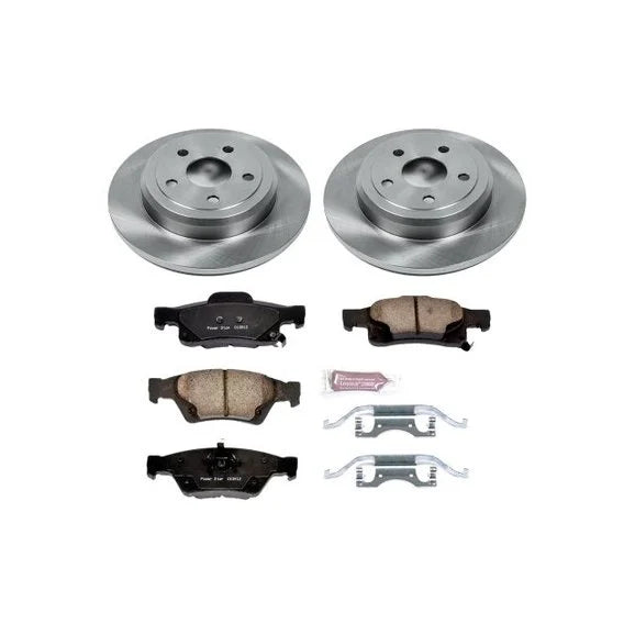 Power Stop KOE5950 Rear Z16 Autospecialty Daily Driver OE Brake Kit for 11-15 Jeep Grand Cherokee WK2