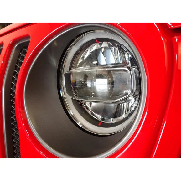 Load image into Gallery viewer, DV8 Offroad HLCJL-01 LED Headlight Pair for 18-24 Jeep Wrangler JL &amp; Gladiator JT
