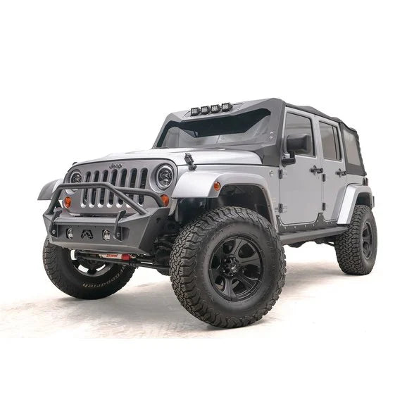 Load image into Gallery viewer, Fab Fours Front Stubby Bumper for 07-18 Jeep Wrangler JK
