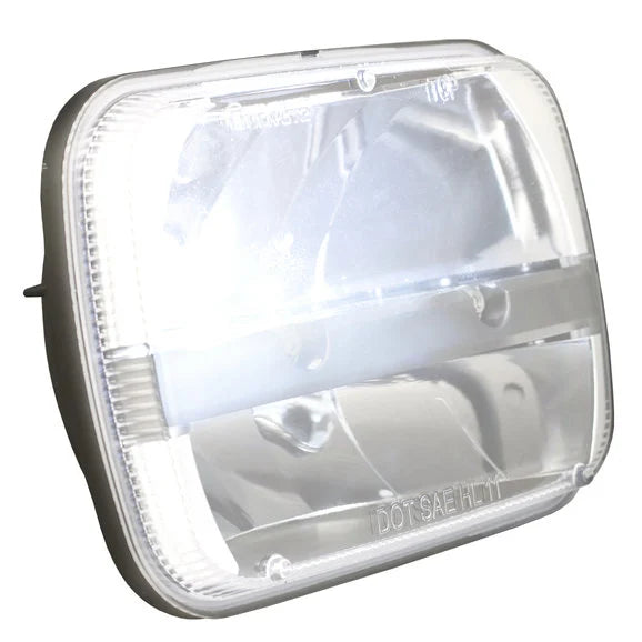 Load image into Gallery viewer, Truck-Lite 55003 5&quot; x 7&quot; Rectangle LED Headlight Kit by Rigid Industries for 84-01 Jeep Wrangler YJ, Cherokee XJ and Comanche MJ
