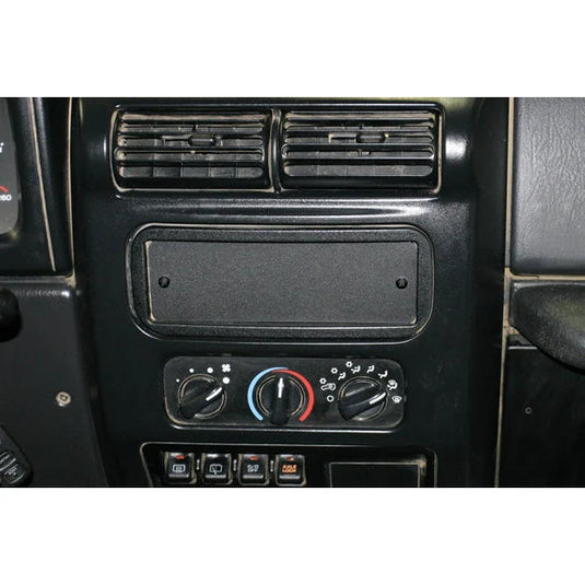 Tuffy 151-01 Stereo Dash Cutout Cover Plate