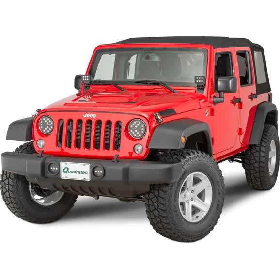 Load image into Gallery viewer, Putco 10004JK Luminix 4 x 6&quot; LED Light Kit with A Pillar Mount for 07-18 Jeep Wrangler JK
