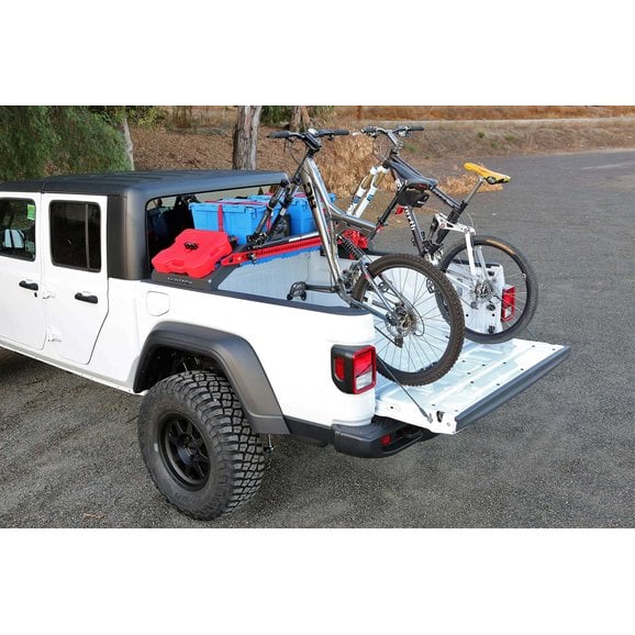 Load image into Gallery viewer, Fabtech FTS24263 Cargo Rack Bike Mount for 20-24 Jeep Gladiator JT
