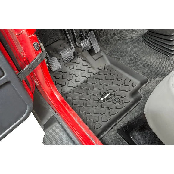 Quadratec Ultimate All Weather Front Floor Liners for 76-95 Jeep CJ7 & Wrangler YJ