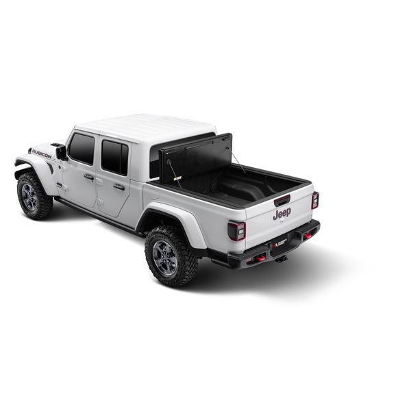 Load image into Gallery viewer, Rugged Ridge 13550.24 Armis Hard Folding Bed Cover with LINE-X for 20-21 Jeep Gladiator JT
