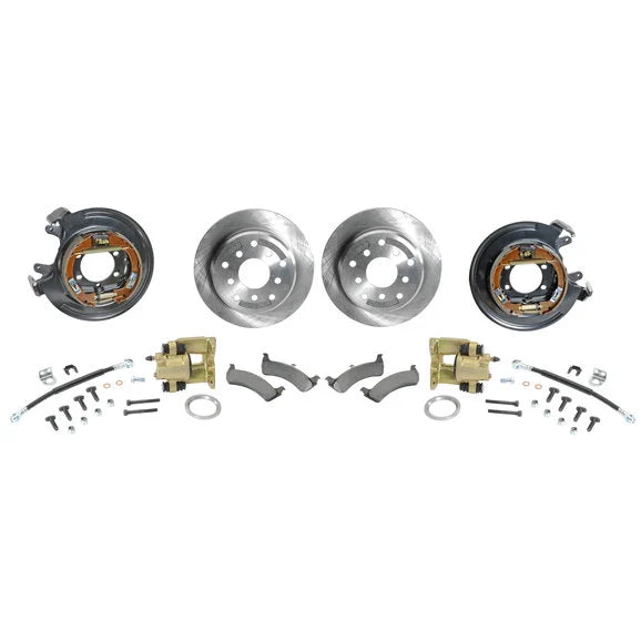 Teraflex 4354410 Rear Disc Brake Kit for 87-90 Jeep Wrangler YJ and 84-90 Cherokee XJ