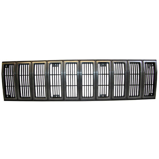 Crown Automotive 55000153 Grill Panel in Black / Silver for 84-87 Jeep Cherokee XJ