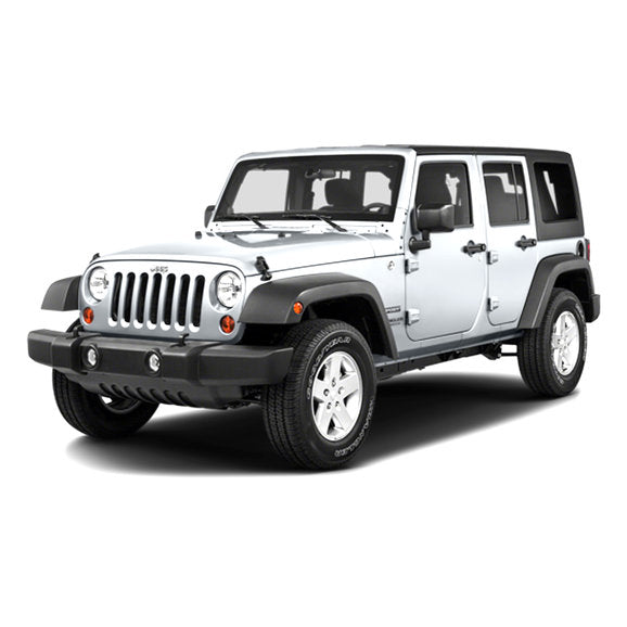 Load image into Gallery viewer, Black Horse Off Road Chrome Door Handle Cover Kit for 07-18 Jeep Wrangler JK Unlimited 4 Door
